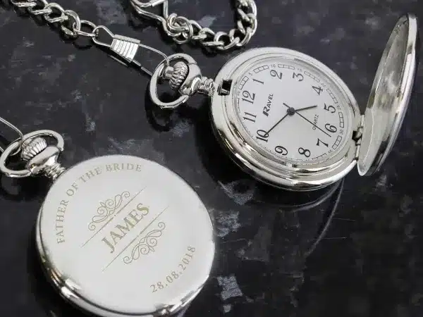 Classic Pocket Fob Watch Dad Gifts