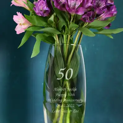 50th Anniversary Vase