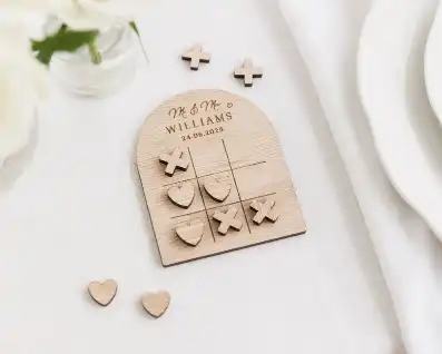 Wedding Return Gifts - Noughts and Crosses Wedding Favour