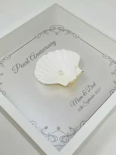 Pearl Oyster Shell Picture Frame