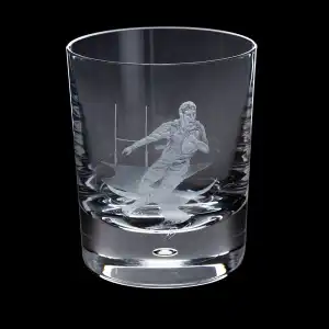 Hand Engraved Rugby Tumbler